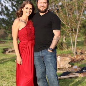 David’s bridal bridesmaid dress